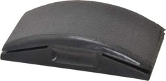 Value Collection - Sanding Block - 1-1/4" Deep, Natural Rubber, Compatible with Standard Size Sandpaper - Exact Tool & Supply