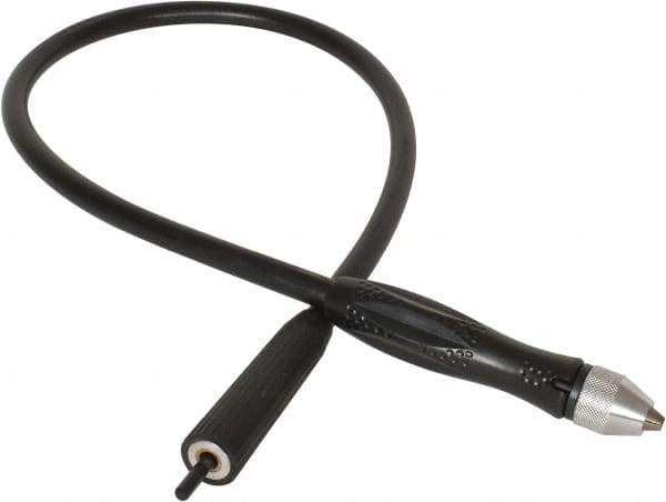 Dico - 40" Long x 3/8-24 Thread Size Flexible Motor Shaft - Compatible with 1/4" Shaft Diam, Converts Drill & Bench Motors to Flex Shaft - Exact Tool & Supply