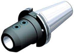 Kennametal - CAT50 Taper Shank 3/16" Hole End Mill Holder/Adapter - 11/16" Nose Diam, 4-1/2" Projection, 1-8 Drawbar, Through-Spindle Coolant - Exact Tool & Supply