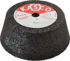 Made in USA - 6" Diam, 2" Overall Thickness, 62 Grit, Type 11 Tool & Cutter Grinding Wheel - Medium Grade, Aluminum Oxide, Q Hardness, 6,050 RPM - Exact Tool & Supply