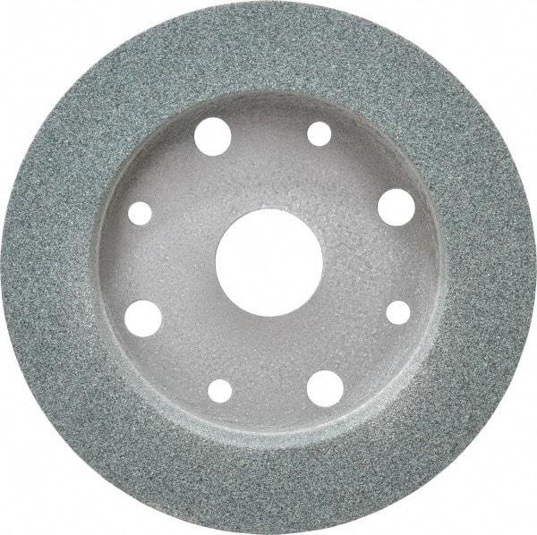 Norton - 6" Diam, 4" Hole Size, 1" Overall Thickness, 60 Grit, Type 2 Tool & Cutter Grinding Wheel - Medium Grade, Silicon Carbide, I Hardness, Vitrified Bond, 3,600 RPM - Exact Tool & Supply