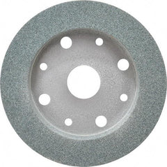 Norton - 6" Diam, 4" Hole Size, 1" Overall Thickness, 60 Grit, Type 2 Tool & Cutter Grinding Wheel - Medium Grade, Silicon Carbide, I Hardness, Vitrified Bond, 3,600 RPM - Exact Tool & Supply