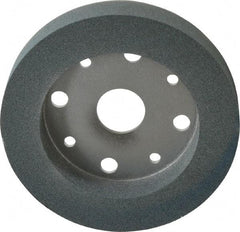 Norton - 6" Diam, 4" Hole Size, 1" Overall Thickness, 100 Grit, Type 2 Tool & Cutter Grinding Wheel - Fine Grade, Silicon Carbide, I Hardness, Vitrified Bond, 3,600 RPM - Exact Tool & Supply