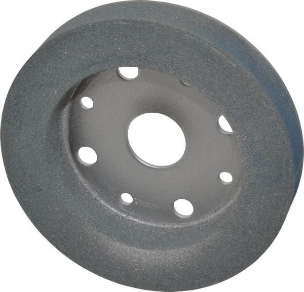 Norton - 6" Diam, 4" Hole Size, 1" Overall Thickness, 120 Grit, Type 2 Tool & Cutter Grinding Wheel - Fine Grade, Silicon Carbide, I Hardness, Vitrified Bond, 3,600 RPM - Exact Tool & Supply
