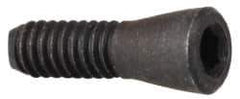Cutting Tool Technologies - Hex Socket Lock Screw for Indexable Slotting Cutters - #1-72 Thread, For Use with Inserts - Exact Tool & Supply