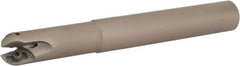 Iscar - 3/4" Cut Diam, 0.61" Max Depth of Cut, 3/4" Shank Diam, 6" OAL, Indexable Ball Nose End Mill - 2-1/4" Head Length, Straight Shank, BCM Toolholder, BCR D.75 Insert - Exact Tool & Supply