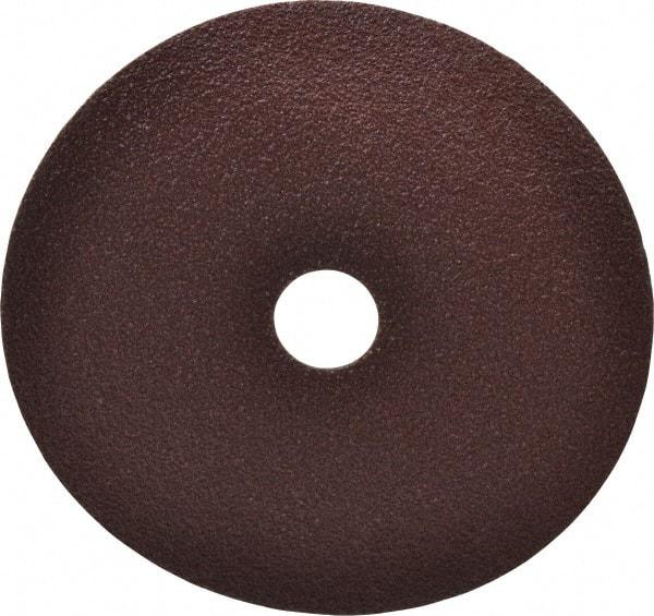 Camel Grinding Wheels - 4" Diam 5/8" Hole 60 Grit Fiber Disc - Medium Grade, Aluminum Oxide, 15,300 Max RPM - Exact Tool & Supply