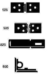 American Lock - 8-1/2" Long x 4-1/2" Wide, Lock Hasp - Hardened Steel - Exact Tool & Supply