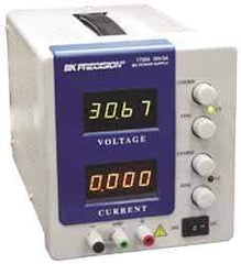 B&K Precision - 0 to 1 Amp, 0 to 30 VDC Output, Power Supply - 6.2 Inch Wide x 5-1/2 Inch Deep x 12-1/2 Inch High, Analog - Exact Tool & Supply