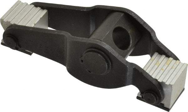 Gibraltar - 1/2" Stud, 2.13" Max Clamping Height, Steel, Adjustable & Self-Positioning Strap Clamp - 4.55" Long, 1-1/2" Wide, 1-1/2" High, 2.36" Heel to Stud Center - Exact Tool & Supply