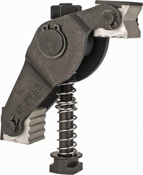 Gibraltar - 3/8" Stud, 2.13" Max Clamping Height, Steel Strap Clamp Assembly - 1-1/2" Strap Thickness, 4.55" Strap Len, 1-1/2" Strap Width - Exact Tool & Supply