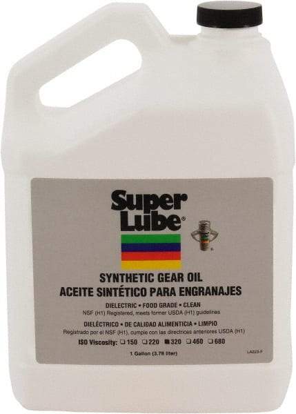 Synco Chemical - 1 Gal Bottle, Synthetic Gear Oil - -45°F to 450°F, ISO 320 - Exact Tool & Supply
