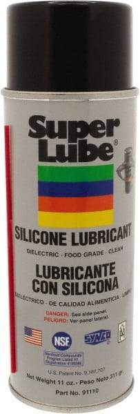 Synco Chemical - 11 oz Aerosol Silicone Lubricant - Food Grade - Exact Tool & Supply