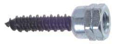 ITW Buildex - 1/2" Zinc-Plated Steel Vertical (End Drilled) Mount Threaded Rod Anchor - 5/8" Diam x 1-1/2" Long, 2,810 Lb Ultimate Pullout, For Use with Concrete/Masonry - Exact Tool & Supply