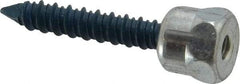 Buildex - 1/4" Zinc-Plated Steel Vertical (End Drilled) Mount Threaded Rod Anchor - 5/8" Diam x 1-1/2" Long, 2,810 Lb Ultimate Pullout, For Use with Concrete/Masonry - Exact Tool & Supply