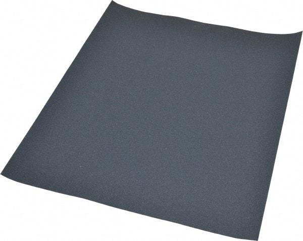Value Collection - 320 Grit, Silicon Carbide Sanding Sheet - 11" Long x 9" Wide, Extra Fine Grade, A Weighted Paper Backing - Exact Tool & Supply