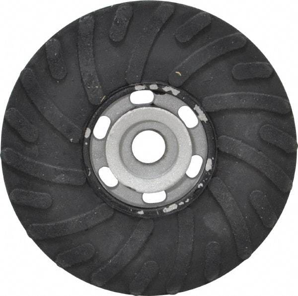 Norton - 5" Diam Locking Nut Disc Backing Pad - Medium Density, 10,000 RPM - Exact Tool & Supply