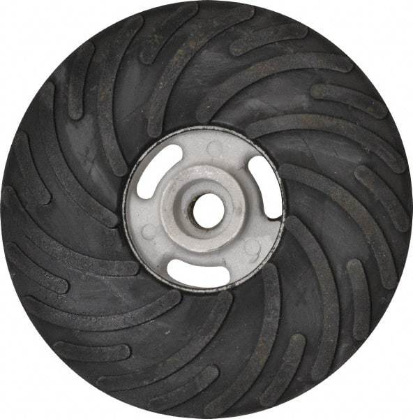 Norton - 7" Diam Locking Nut Disc Backing Pad - Hard Density, 8,600 RPM - Exact Tool & Supply