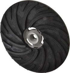 Norton - 9" Diam Locking Nut Disc Backing Pad - Medium Density, 6,600 RPM - Exact Tool & Supply