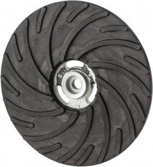Norton - 9" Diam Locking Nut Disc Backing Pad - Hard Density, 6,600 RPM - Exact Tool & Supply