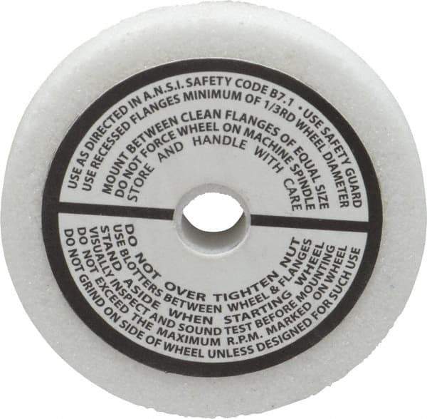 Grier Abrasives - 46 Grit Aluminum Oxide Type 1 Internal Grinding Wheel - 2-1/2" Diam x 3/8" Hole x 3/8" Thick, 12,987 Max RPM, Coarse Grade, J Hardness, Vitrified Bond - Exact Tool & Supply