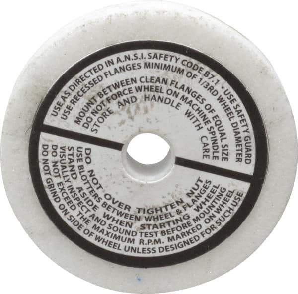 Grier Abrasives - 60 Grit Aluminum Oxide Type 1 Internal Grinding Wheel - 2-1/2" Diam x 3/8" Hole x 3/8" Thick, 12,987 Max RPM, Medium Grade, K Hardness, Vitrified Bond - Exact Tool & Supply