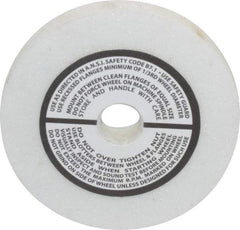 Grier Abrasives - 80 Grit Aluminum Oxide Type 1 Internal Grinding Wheel - 3" Diam x 1/2" Hole x 3/8" Thick, 10,823 Max RPM, Medium Grade, K Hardness, Vitrified Bond - Exact Tool & Supply