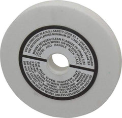 Grier Abrasives - 120 Grit Aluminum Oxide Type 1 Internal Grinding Wheel - 3" Diam x 1/2" Hole x 3/8" Thick, 10,823 Max RPM, Fine Grade, Hardness, Vitrified Bond - Exact Tool & Supply