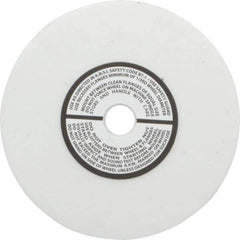 Grier Abrasives - 80 Grit Aluminum Oxide Type 1 Internal Grinding Wheel - 4" Diam x 1/2" Hole x 1/2" Thick, 8,100 Max RPM, Medium Grade, K Hardness, Vitrified Bond - Exact Tool & Supply