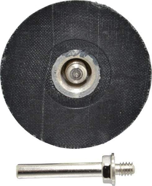 Norton - 3" Diam Quick-Change Type S Disc Backing Pad - 1/4" Shank Diam, Hard Density, 20,000 RPM, Speed-Lok TS Compatible - Exact Tool & Supply