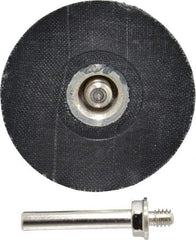 Norton - 3" Diam Quick-Change Type S Disc Backing Pad - 1/4" Shank Diam, Hard Density, 20,000 RPM, Speed-Lok TS Compatible - Exact Tool & Supply