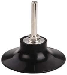 Norton - 3" Diam Quick-Change Type S Disc Backing Pad - 1/4" Shank Diam, Medium Density, 20,000 RPM, Speed-Lok TS Compatible - Exact Tool & Supply