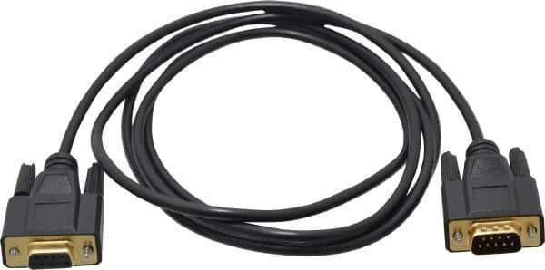 Tripp-Lite - 6' Long, DB9/DB9 Computer Cable - Black, Male x Female - Exact Tool & Supply