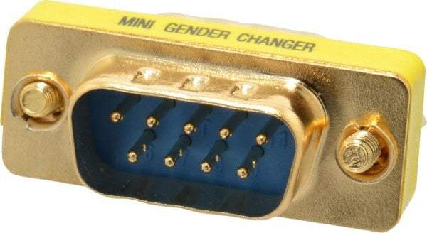 Tripp-Lite - Adapter/Gender Changer - DB9(M/M) Connector, Black - Exact Tool & Supply