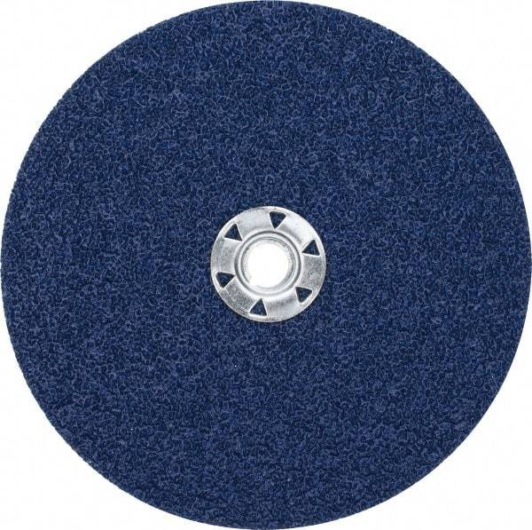 Norton - 7" Diam 24 Grit Fiber Disc - Very Coarse Grade, Zirconia Alumina, 13,000 Max RPM, Series F826 - Exact Tool & Supply