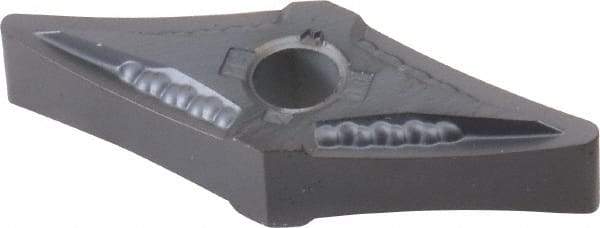 Kennametal - VNMG332 MS Grade KC5010 Carbide Turning Insert - TiAlN Finish, 35° Diamond, 3/8" Inscr Circle, 3/16" Thick, 1/32" Corner Radius - Exact Tool & Supply