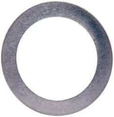 Made in USA - 0.2mm Thick, 16mm Inside x 22mm OD, Round Shim - 9/16" Screw, Uncoated 302/304 Stainless Steel - Exact Tool & Supply