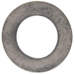 Made in USA - 0.3mm Thick, 8mm Inside x 14mm OD, Round Shim - 1/4" Screw, Uncoated 302/304 Stainless Steel - Exact Tool & Supply