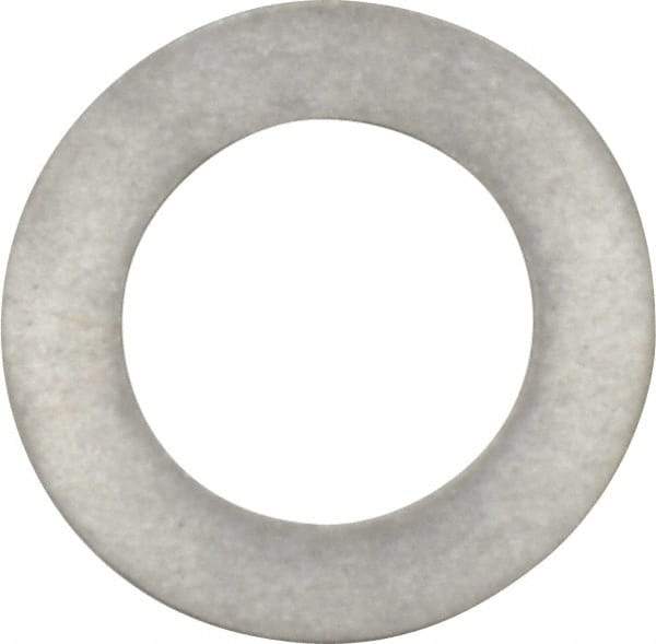 Made in USA - 0.3mm Thick, 10mm Inside x 16mm OD, Round Shim - 3/8" Screw, Uncoated 302/304 Stainless Steel - Exact Tool & Supply