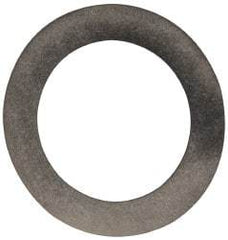 Made in USA - 0.3mm Thick, 12mm Inside x 18mm OD, Round Shim - 7/16" Screw, Uncoated 302/304 Stainless Steel - Exact Tool & Supply