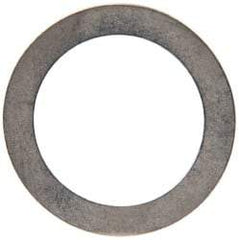 Made in USA - 0.3mm Thick, 16mm Inside x 22mm OD, Round Shim - 9/16" Screw, Uncoated 302/304 Stainless Steel - Exact Tool & Supply