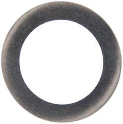 Made in USA - 0.3mm Thick, 25mm Inside x 36mm OD, Round Shim - 7/8" Screw, Uncoated 302/304 Stainless Steel - Exact Tool & Supply