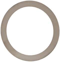 Made in USA - 0.3mm Thick, 40mm Inside x 50mm OD, Round Shim - Uncoated 302/304 Stainless Steel - Exact Tool & Supply