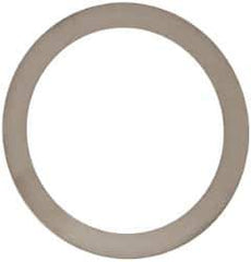 Made in USA - 0.3mm Thick, 40mm Inside x 50mm OD, Round Shim - Uncoated 302/304 Stainless Steel - Exact Tool & Supply