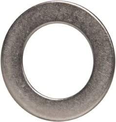Made in USA - 0.51mm Thick, 10mm Inside x 16mm OD, Round Shim - 5/16" Screw, Uncoated 302/304 Stainless Steel - Exact Tool & Supply
