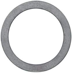 Made in USA - 0.51mm Thick, 35mm Inside x 45mm OD, Round Shim - Uncoated 302/304 Stainless Steel - Exact Tool & Supply