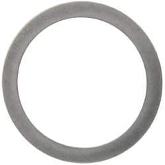Made in USA - 0.51mm Thick, 40mm Inside x 50mm OD, Round Shim - Uncoated 302/304 Stainless Steel - Exact Tool & Supply