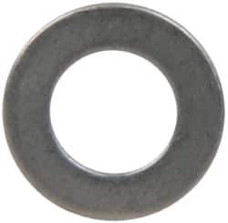 Made in USA - 1mm Thick, 8mm Inside x 14mm OD, Round Shim - 1/4" Screw, Uncoated 302/304 Stainless Steel - Exact Tool & Supply