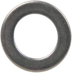 Made in USA - 1mm Thick, 10mm Inside x 16mm OD, Round Shim - 5/16" Screw, Uncoated 302/304 Stainless Steel - Exact Tool & Supply