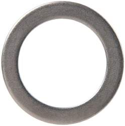 Made in USA - 1mm Thick, 20mm Inside x 28mm OD, Round Shim - 3/4" Screw, Uncoated 302/304 Stainless Steel - Exact Tool & Supply